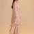 Blush peach pure banarasi jacquard kurta set