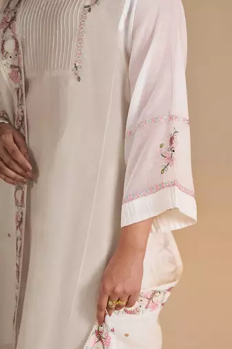 Ivory festive kurta set