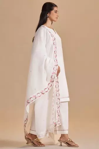 Ivory festive kurta set