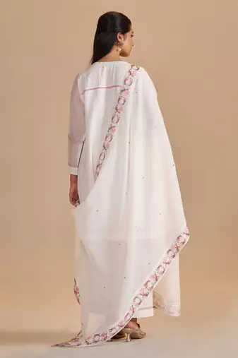Ivory festive kurta set