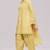 Sulphur yellow mul-chanderi kurta set