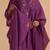 Eggplant purple festive kurta set
