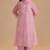 Fairy tale lilac semi festive kurta set
