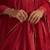 Rich red chanderi silk festive kurta set