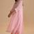Blush pink silk kaftaan set