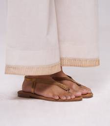 Ivory mul-chanderi kurta set