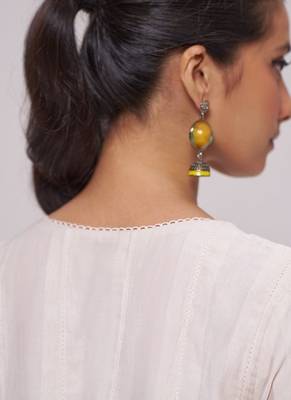 Ivory mul-chanderi kurta set 4