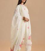 Butter yellow chanderi light festive kurta set