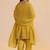 Mustard yellow chanderi kurta set