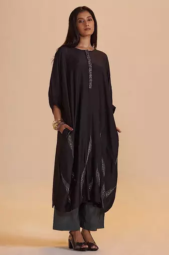 Black and grey festive co-ord set