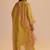 Haldi yellow silk festive kurta set