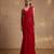 Red hand embroidered sequin beaded gharara set