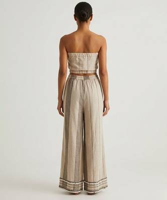 Ivory jute silk jacket co ord set 2