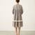Grey haze handloom jute silk dress