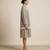 Grey haze handloom jute silk dress