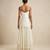 Ivory hand embroidered raw silk kurta sharara set with dupatta