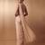 Gold embroidered georgette saree set with belt