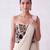 Cream embroidered lycra corset blouse and saree