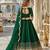 Emerald Art Silk Semi Stitched Semi Stitched Lehenga Choli with Embroidery work