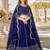 Violet Art Silk Semi Stitched Semi Stitched Lehenga Choli with Embroidery work