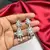 Sparkling CZ Chandelier Bridal Earrings, Silver Crystal Drop Wedding Jewelry