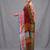 red handspun cotton blend soft saree with woven design