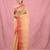 beige cotton blend taant saree with woven designs