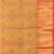 dark beige cotton blend taant saree with zari border
