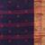 navy blue cotton blend taant saree with zari border