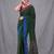 green cotton blend handwoven soft saree with zari border