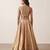 Royal Gold Tissue Geometric Embellished Lehenga Set