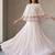 Soft Blush Pink Hand Embroidered Resham Cape Lehenga Set