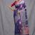 violet silk blend handwoven soft saree
