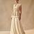 Ivory Embroidered Organza Silk Peplum Jacket with Lehenga Skirt Set