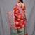 red silk blend handwoven soft saree