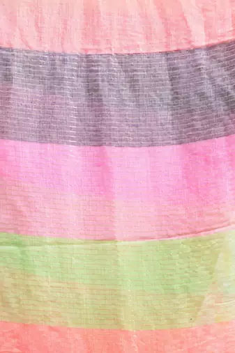 multicolor cotton blend handwoven soft saree