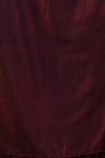maroon khadi handloom saree