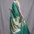 bottle green brocade silk blend with ethnic motifs