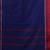 blue cotton blend handwoven saree with texture borders