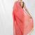 peach & purple cotton blend half half handwoven soft dual tone saree