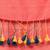 peach & purple cotton blend half half handwoven soft dual tone saree
