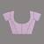 lavender cotton blend soft saree with solid pattern