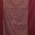 dark red cotton blend soft saree with stripes pallu
