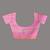 pink stripes cotton blend handspun soft saree