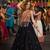 Black Cotton Navratri Readymade Lehenga Choli with Thread Embroidery Work