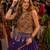 Purple Cotton Navratri Readymade Lehenga Choli with Thread Embroidery Work