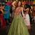 Green Cotton Navratri Readymade Lehenga Choli with Thread Embroidery Work
