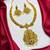 Lakshmi Temple Necklace Set, Antique Gold Indian Bridal Jewelry