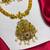 Lakshmi Temple Necklace Set, Antique Gold Indian Bridal Jewelry