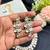 Bridal Kundan Necklace Set, Teardrop Polki Choker Set, Indian Wedding Jewelry